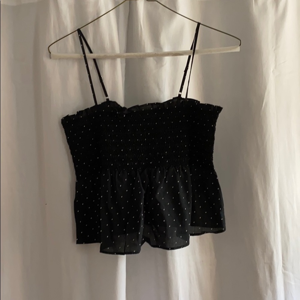 Peplum tank top